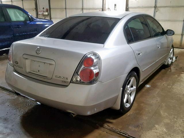 1N4BL11D46C201727 - 2006 NISSAN ALTIMA SE SILVER photo 4