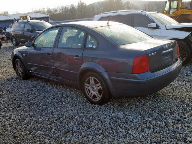 WVWBH63B01P046146 - 2001 VOLKSWAGEN PASSAT GLX 蓝色 照片 3