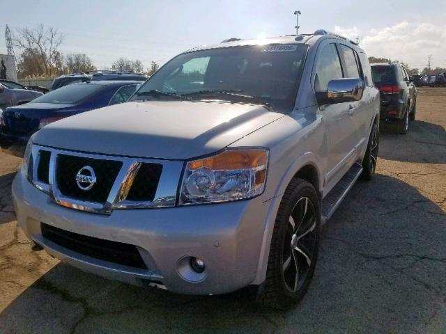 5N1BA0ND0CN605351 - 2012 NISSAN ARMADA SV SILVER photo 2