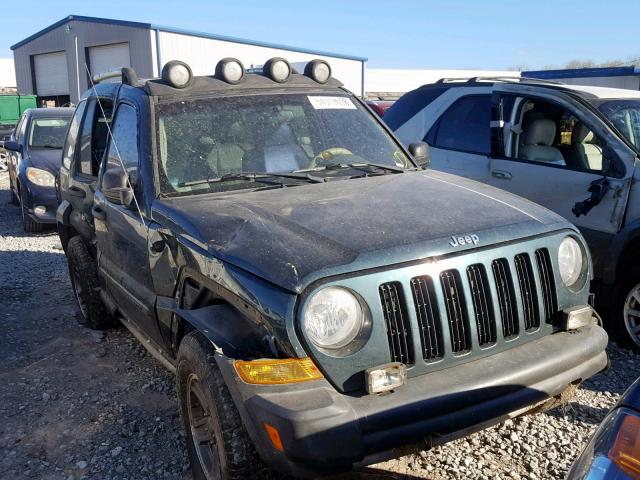 1J4GL38K35W606937 - 2005 JEEP LIBERTY RE GREEN photo 1