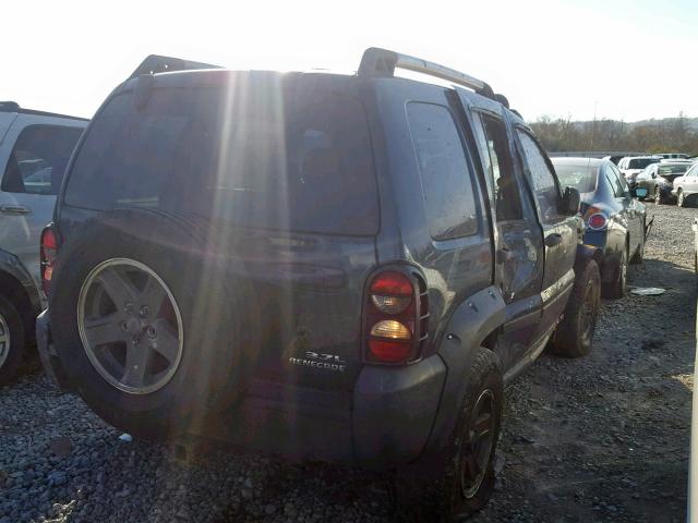 1J4GL38K35W606937 - 2005 JEEP LIBERTY RE GREEN photo 4