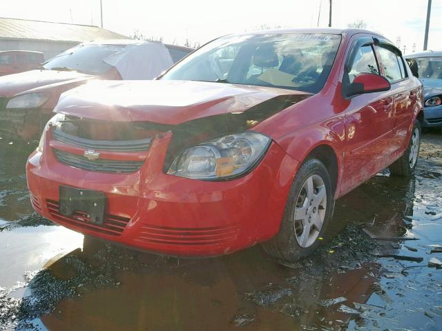 1G1AL58F587193081 - 2008 CHEVROLET COBALT LT RED photo 2