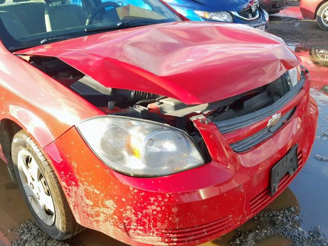 1G1AL58F587193081 - 2008 CHEVROLET COBALT LT RED photo 9