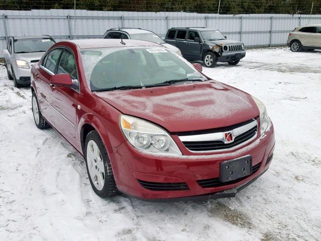 1G8ZS57N77F183852 - 2007 SATURN AURA XE RED photo 1