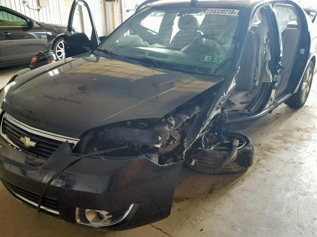 1G1ZU538X6F216110 - 2006 CHEVROLET MALIBU LTZ შავი ფოტო 10