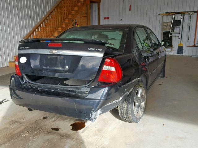 1G1ZU538X6F216110 - 2006 CHEVROLET MALIBU LTZ შავი ფოტო 4