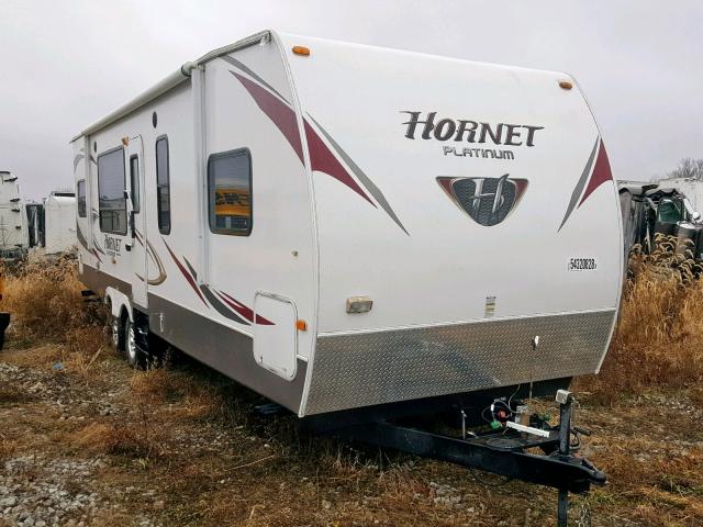 4YDT30R2XC7201289 - 2012 KEYSTONE HORNET WHITE photo 1