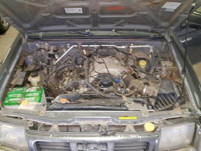 1N6ED27Y7YC309053 - 2000 NISSAN FRONTIER C GRAY photo 7