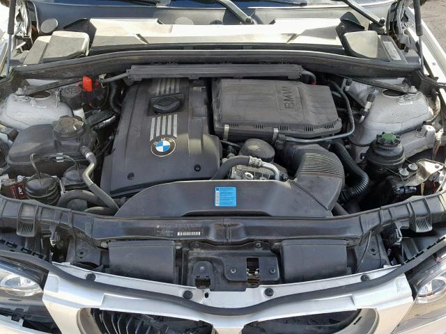 WBAUC73539VK94693 - 2009 BMW 135 I SILVER photo 7