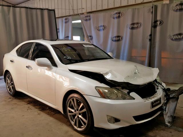 JTHBK262085071025 - 2008 LEXUS IS 250 WHITE photo 1