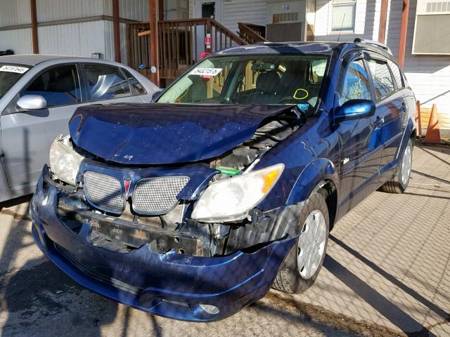 5Y2SL63805Z425063 - 2005 PONTIAC VIBE BLUE photo 2