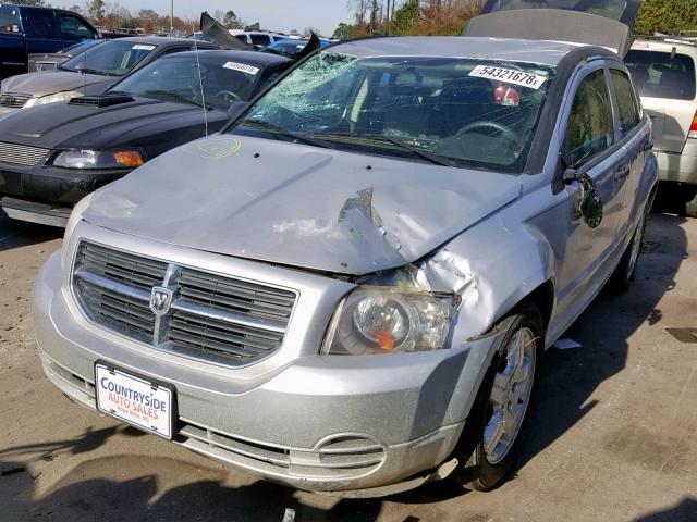 1B3HB48B98D696213 - 2008 DODGE CALIBER SX SILVER photo 2