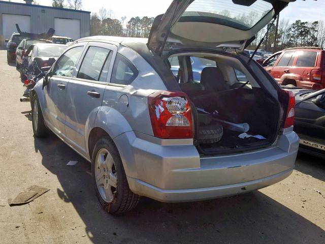 1B3HB48B98D696213 - 2008 DODGE CALIBER SX SILVER photo 3