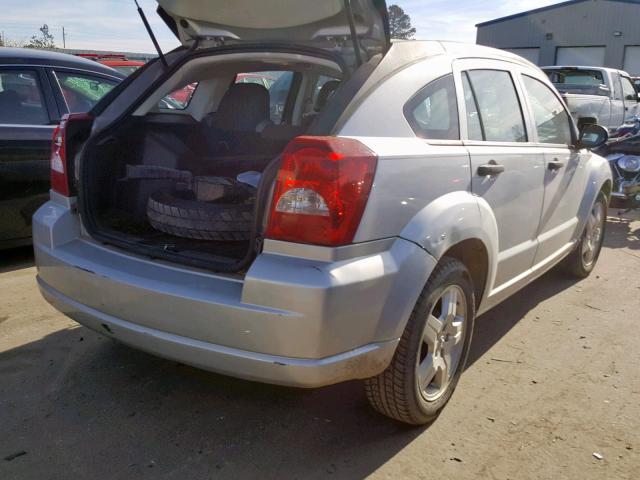 1B3HB48B98D696213 - 2008 DODGE CALIBER SX SILVER photo 4