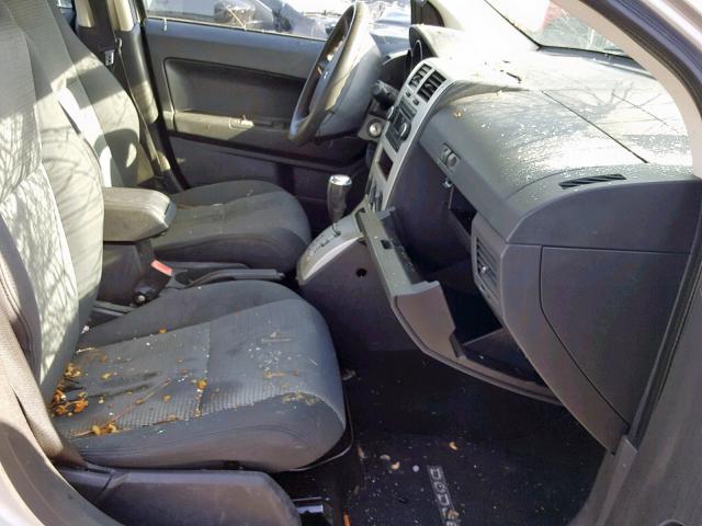 1B3HB48B98D696213 - 2008 DODGE CALIBER SX SILVER photo 5