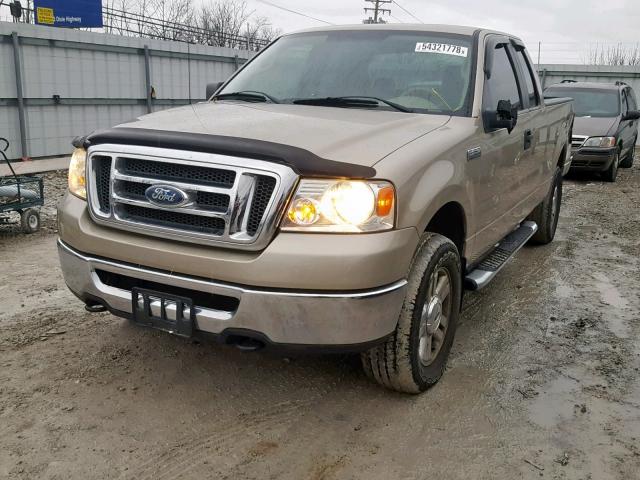 1FTRX14WX8FA50226 - 2008 FORD F150 TAN photo 2