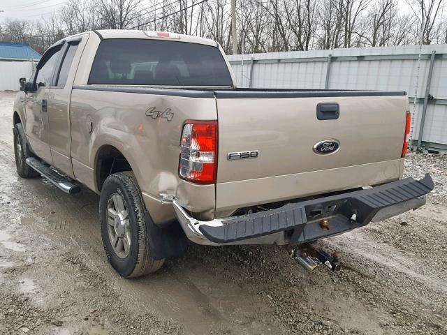 1FTRX14WX8FA50226 - 2008 FORD F150 TAN photo 3