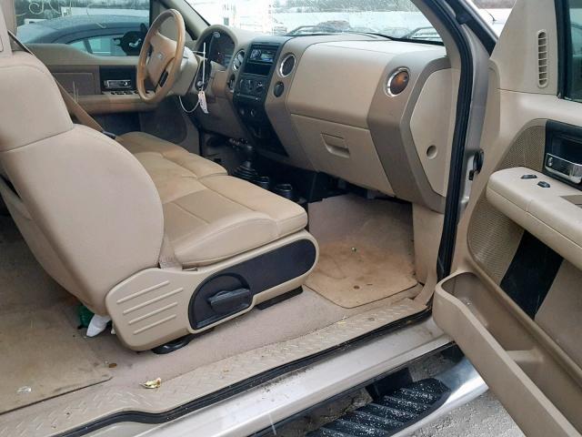 1FTRX14WX8FA50226 - 2008 FORD F150 TAN photo 5