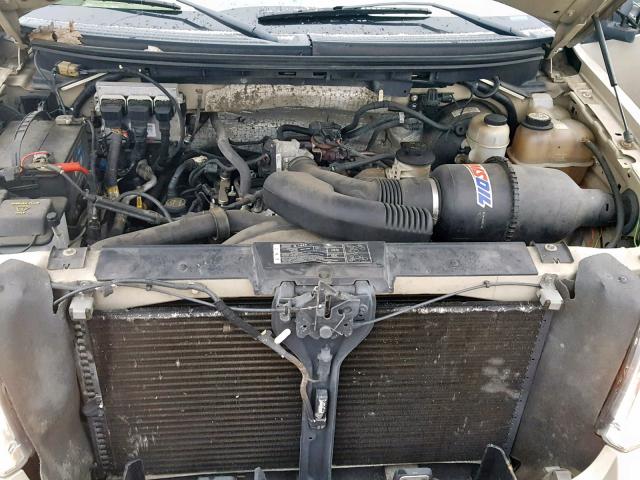 1FTRX14WX8FA50226 - 2008 FORD F150 TAN photo 7