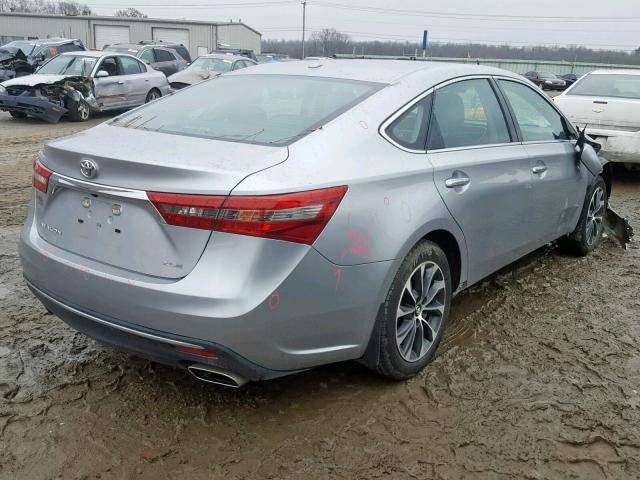 4T1BK1EB8HU259001 - 2017 TOYOTA AVALON XLE SILVER photo 4