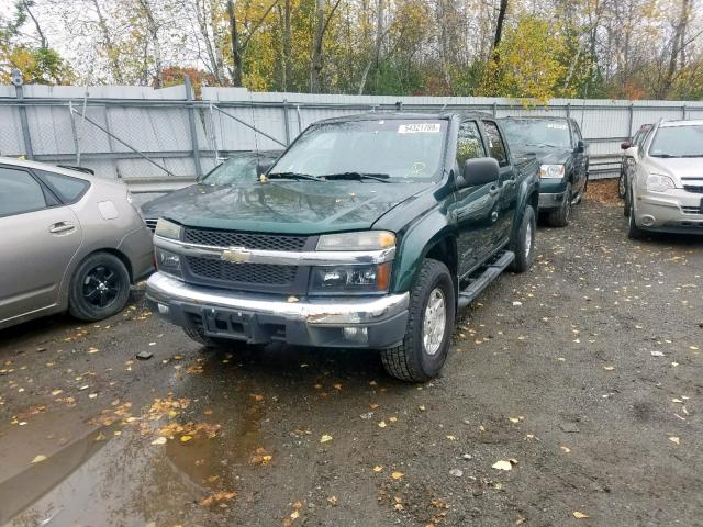 1GCDT136358141362 - 2005 CHEVROLET COLORADO GREEN photo 2