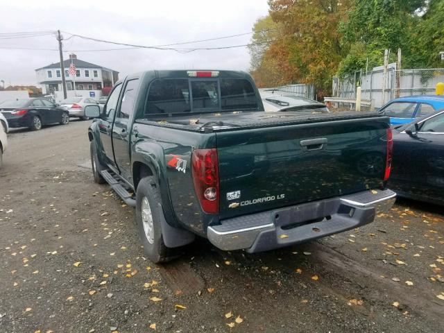 1GCDT136358141362 - 2005 CHEVROLET COLORADO GREEN photo 3