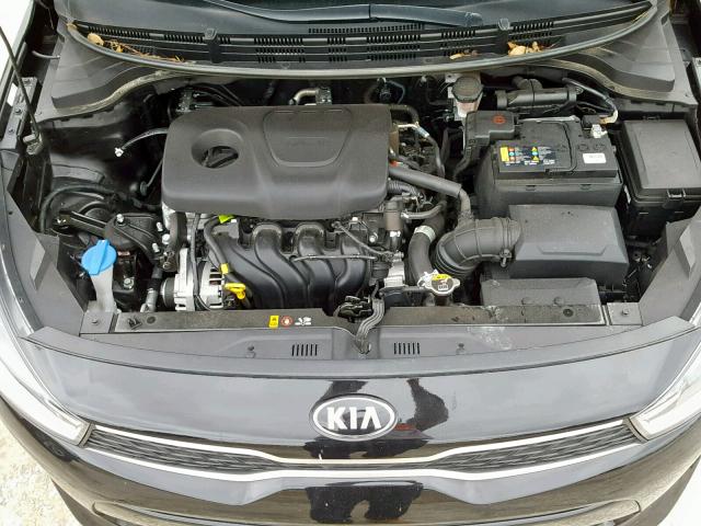 3KPA24AB0JE070208 - 2018 KIA RIO LX BLACK photo 7