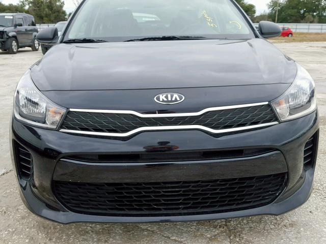 3KPA24AB0JE070208 - 2018 KIA RIO LX BLACK photo 9