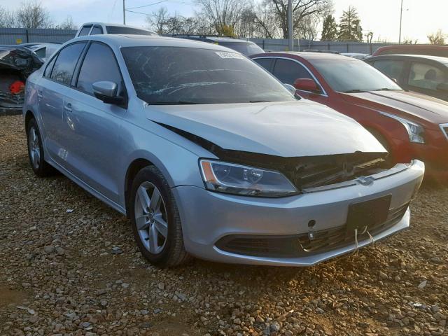 3VWLL7AJ2CM389579 - 2012 VOLKSWAGEN JETTA TDI SILVER photo 1