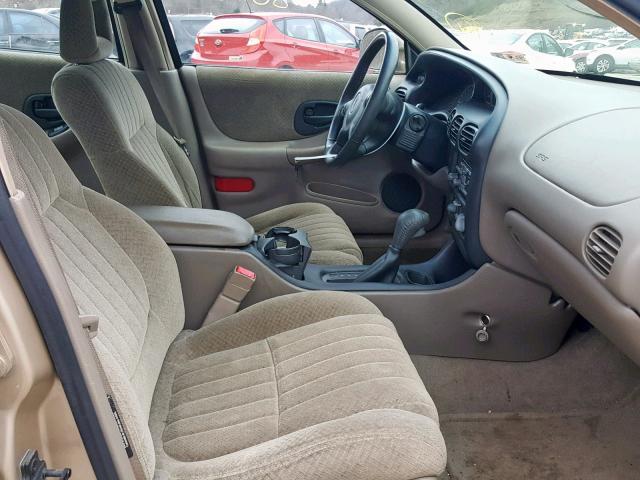 1G2WP52K72F173827 - 2002 PONTIAC GRAND PRIX GOLD photo 5