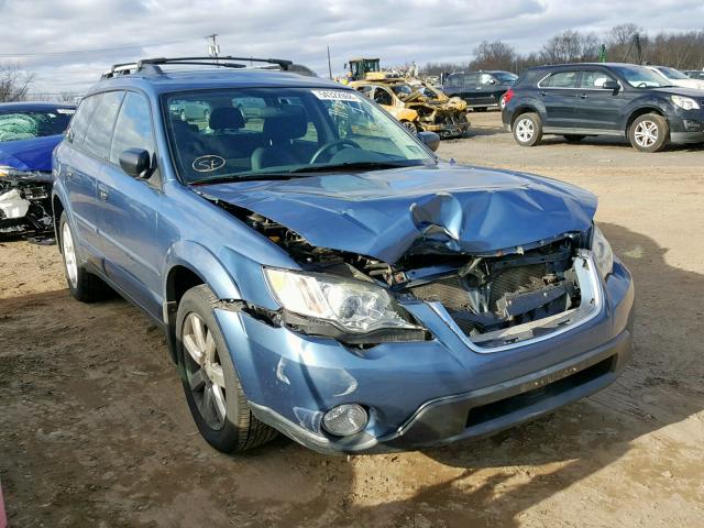 4S4BP61C987357305 - 2008 SUBARU OUTBACK 2. BLUE photo 1