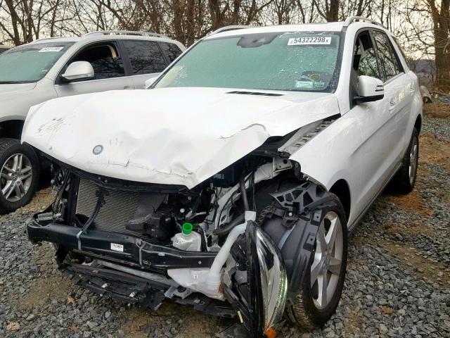 4JGDA5HB1HA872092 - 2017 MERCEDES-BENZ GLE 350 4M WHITE photo 2