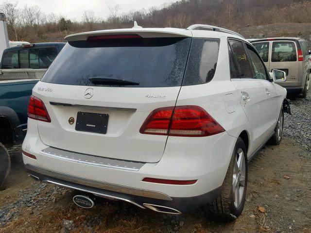 4JGDA5HB1HA872092 - 2017 MERCEDES-BENZ GLE 350 4M WHITE photo 4