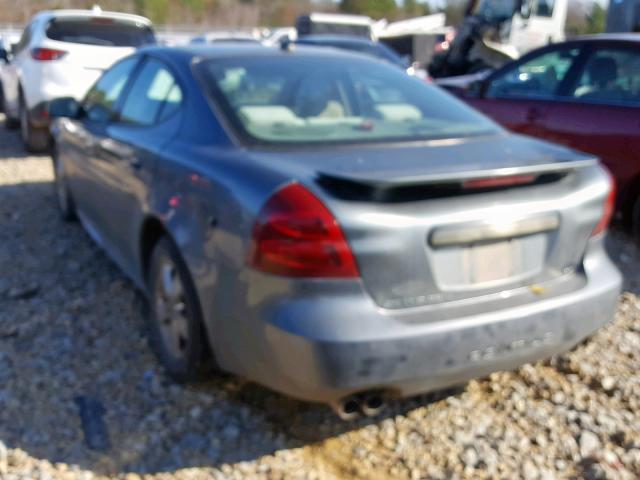 2G2WS522251224001 - 2005 PONTIAC GRAND PRIX CHARCOAL photo 3