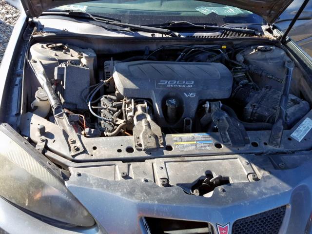 2G2WS522251224001 - 2005 PONTIAC GRAND PRIX CHARCOAL photo 7