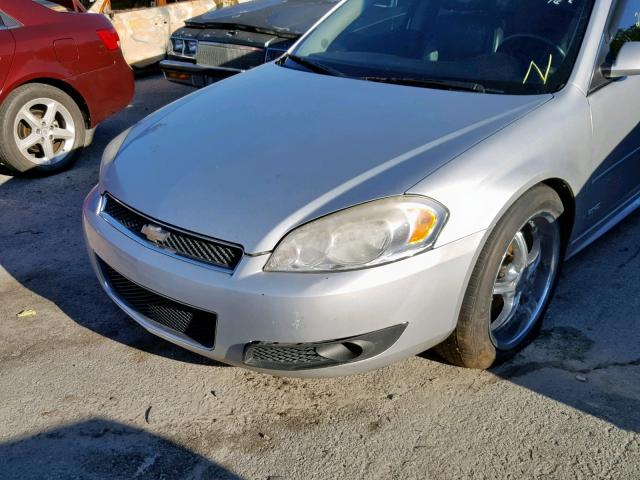 2G1WD57C791172029 - 2009 CHEVROLET IMPALA SS SILVER photo 9