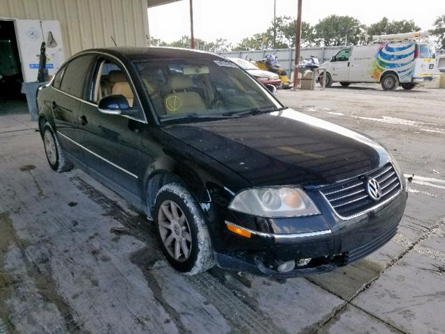 WVWPD63B24P207991 - 2004 VOLKSWAGEN PASSAT GLS BLACK photo 1