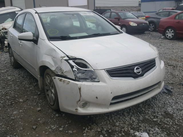 3N1AB6AP3CL665238 - 2012 NISSAN SENTRA 2.0 WHITE photo 1