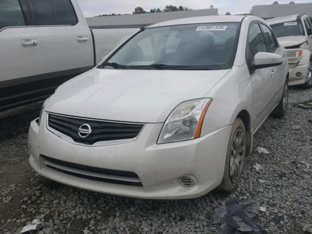 3N1AB6AP3CL665238 - 2012 NISSAN SENTRA 2.0 WHITE photo 2