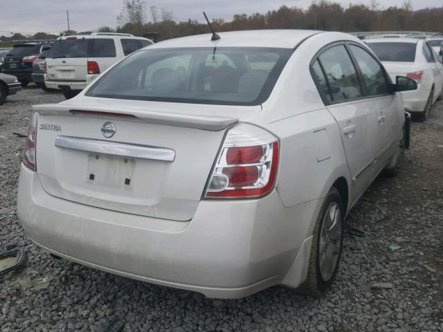 3N1AB6AP3CL665238 - 2012 NISSAN SENTRA 2.0 WHITE photo 4