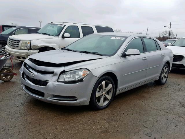 1G1ZC5E18BF259504 - 2011 CHEVROLET MALIBU 1LT SILVER photo 2