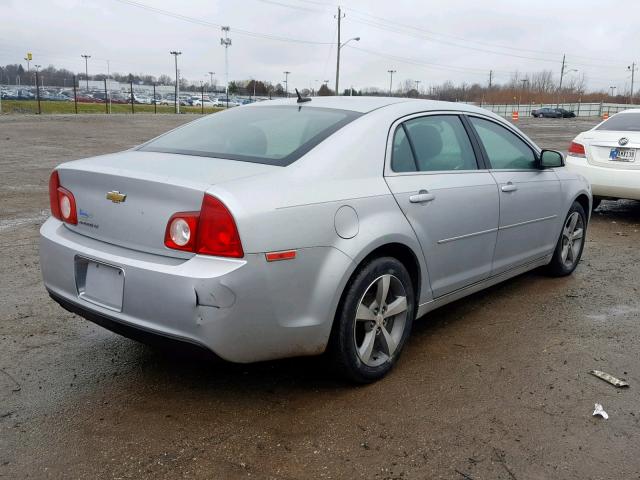 1G1ZC5E18BF259504 - 2011 CHEVROLET MALIBU 1LT SILVER photo 4