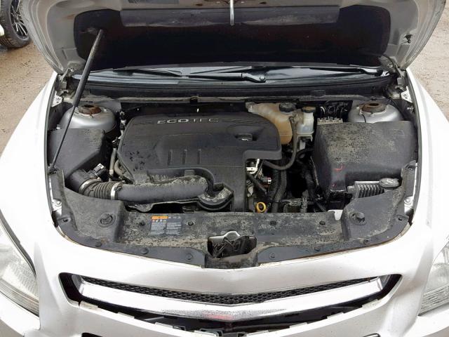 1G1ZC5E18BF259504 - 2011 CHEVROLET MALIBU 1LT SILVER photo 7