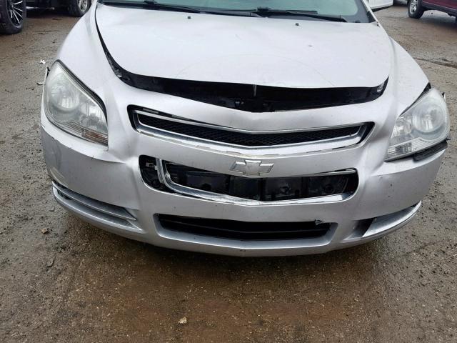 1G1ZC5E18BF259504 - 2011 CHEVROLET MALIBU 1LT SILVER photo 9