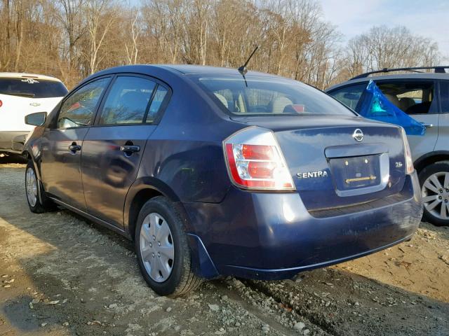 3N1AB61E37L667480 - 2007 NISSAN SENTRA 2.0 BLUE photo 3