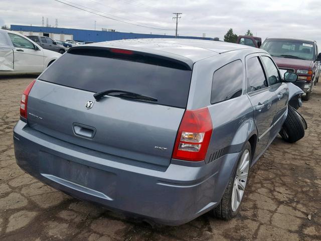 2D4FV47V47H623943 - 2007 DODGE MAGNUM SXT GRAY photo 4