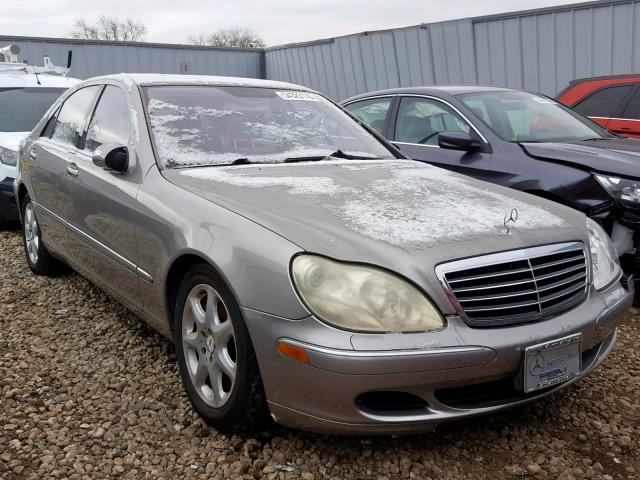 WDBNG84J55A435261 - 2005 MERCEDES-BENZ S 500 4MAT GRAY photo 1