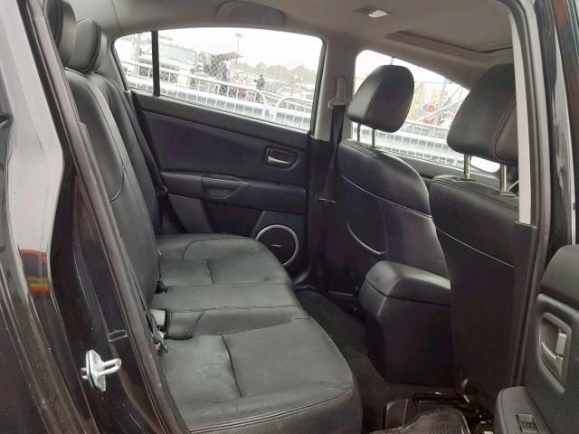 JM1BK324461412493 - 2006 MAZDA 3 S BLACK photo 6