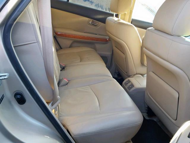 JTJHW31U460042035 - 2006 LEXUS RX 400H TAN photo 6