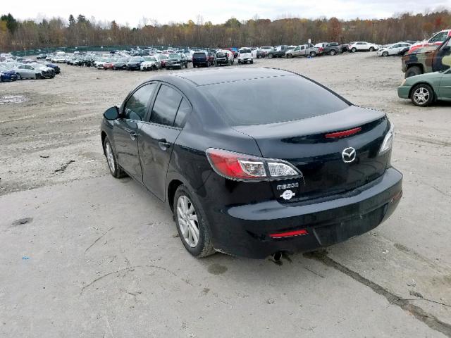 JM1BL1V86C1575612 - 2012 MAZDA 3 I BLACK photo 3